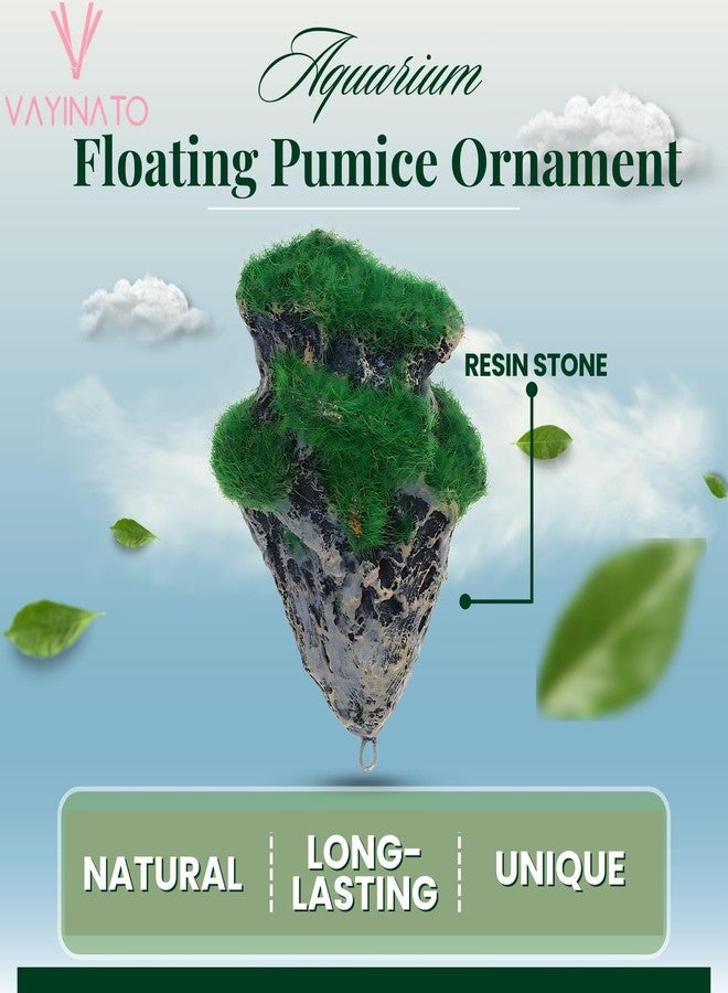 VAYINATO® Artificial Submersible Rock Ornament for Aquarium Decoration | Resin Natural Hillside Landscape Avatar Mystery Scenery Fish Tank Decoration Ideas for Aquarium Accessories - Image 2